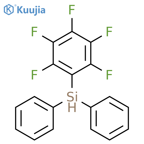 Silyl, (pentafluorophenyl)diphenyl- structure