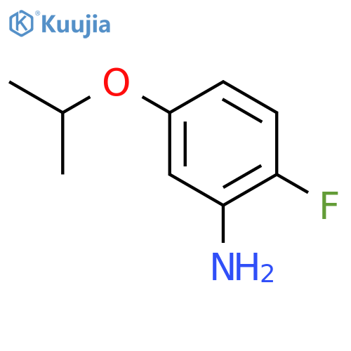 2-fluoro-5-isopropoxyaniline structure