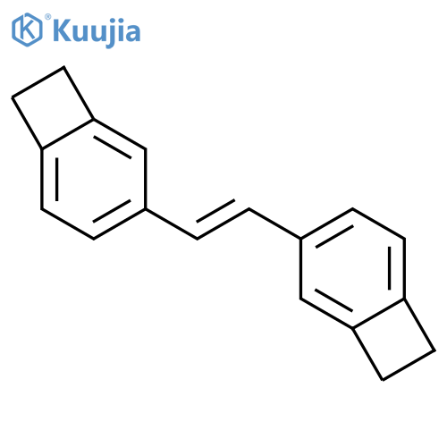 Bicyclo[4.2.0]octa-1,3,5-triene, 3,3'-(1,2-ethenediyl)bis- structure