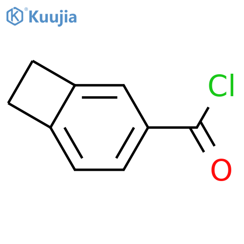 Bicyclo[4.2.0]octa-1,3,5-triene-3-carbonylchloride structure