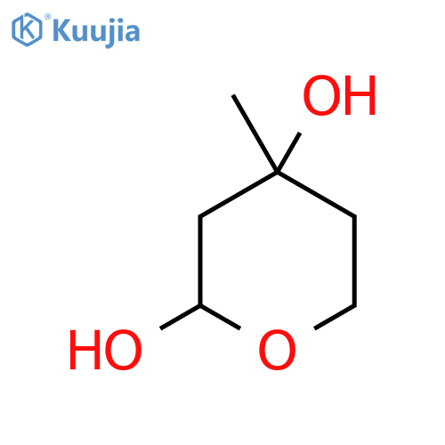 4-Methyloxane-2,4-diol structure