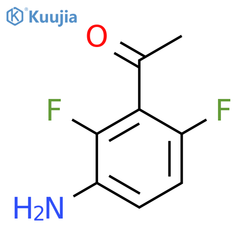 Ethanone,1-(3-amino-2,6-difluorophenyl)- structure