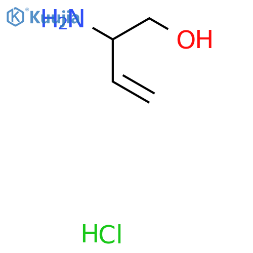 2-aminobut-3-en-1-ol hydrochloride structure