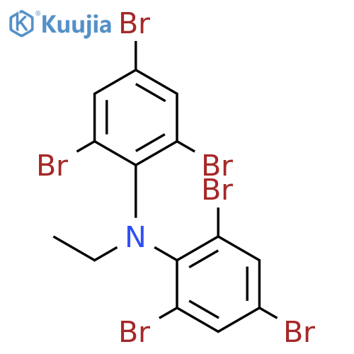 Benzenamine, 2,4,6-tribromo-N-ethyl-N-(2,4,6-tribromophenyl)- structure