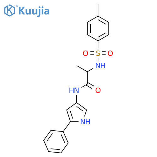 3-(N-Tosyl-L-alaninyloxy)-5-phenylpyrrole structure