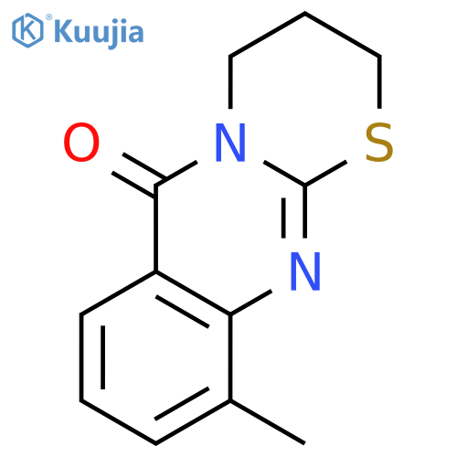 2H,6H-[1,3]Thiazino[2,3-b]quinazolin-6-one, 3,4-dihydro-10-methyl- structure