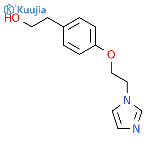 2-{4-2-(1H-imidazol-1-yl)ethoxyphenyl}ethan-1-ol structure