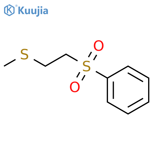 Benzene, [[2-(methylthio)ethyl]sulfonyl]- structure