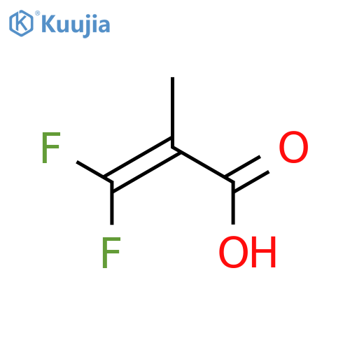 3,3-difluoro-2-methylprop-2-enoic acid structure