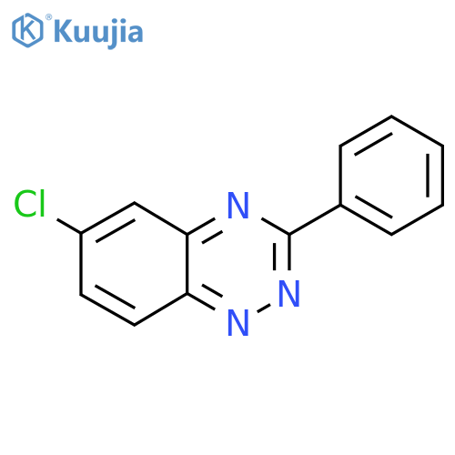 6-Chloro-3-phenyl-1,2,4-benzotriazine structure