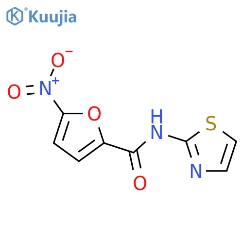 2-Furancarboxamide, 5-nitro-N-2-thiazolyl- structure