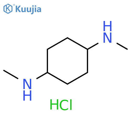 N1,N4-dimethylcyclohexane-1,4-diamine;dihydrochloride structure