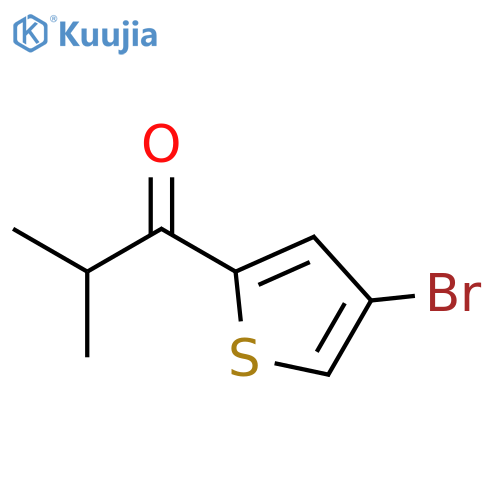 1-(4-Bromothiophen-2-yl)-2-methylpropan-1-one structure