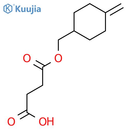 [(4-methylenecyclohexyl)methyl] hydrogen succinate structure