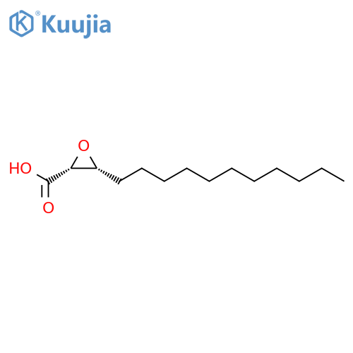 Oxiranecarboxylic acid, 3-undecyl-, cis- structure