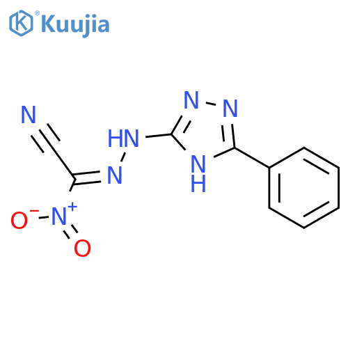 Acetonitrile, nitro[(5-phenyl-1H-1,2,4-triazol-3-yl)hydrazono]- structure