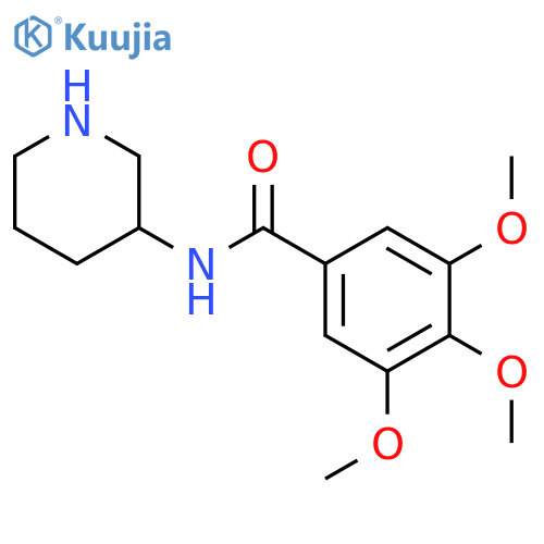 Benzamide,3,4,5-trimethoxy-N-3-piperidinyl- structure