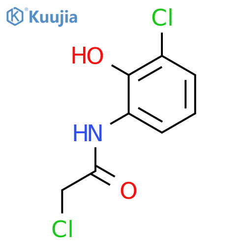 Acetamide, 2-chloro-N-(3-chloro-2-hydroxyphenyl)- structure