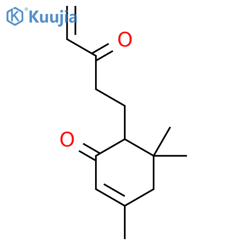 2-Cyclohexen-1-one, 3,5,5-trimethyl-6-(3-oxo-4-pentenyl)- structure