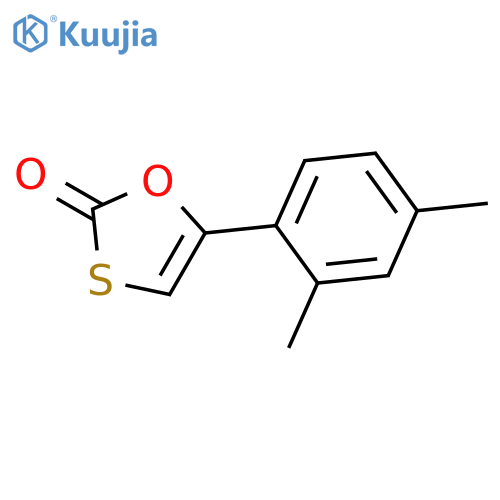 1,3-Oxathiol-2-one, 5-(2,4-dimethylphenyl)- structure