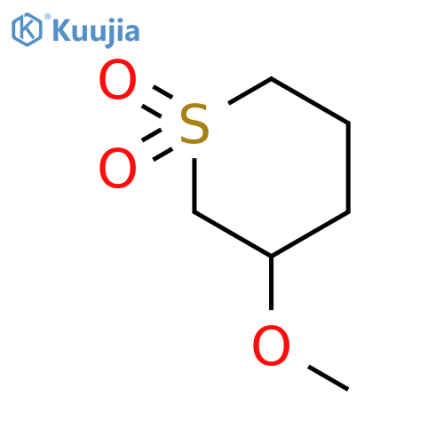 2H-Thiopyran, tetrahydro-3-methoxy-, 1,1-dioxide structure