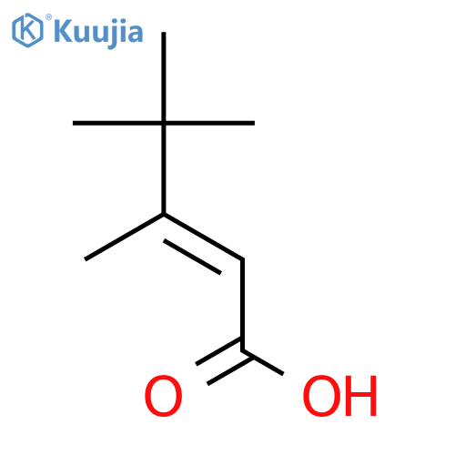 (E)-3,4,4-Trimethylpent-2-enoic Acid structure