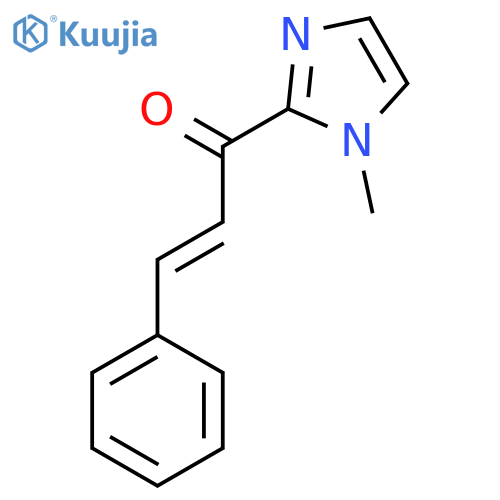 2-Propen-1-one, 1-(1-methyl-1H-imidazol-2-yl)-3-phenyl- structure