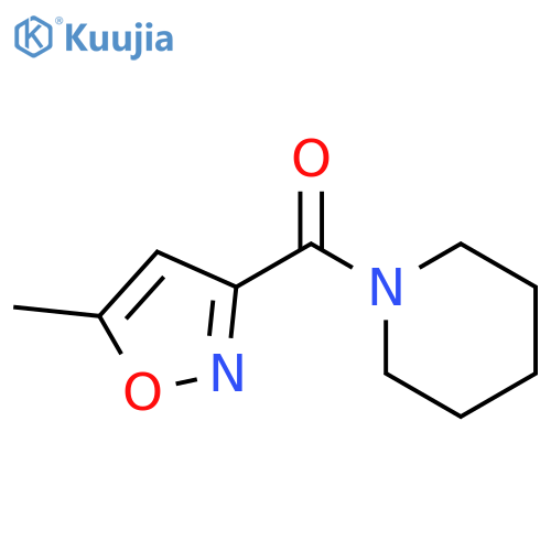 Piperidine, 1-[(5-methyl-3-isoxazolyl)carbonyl]- structure