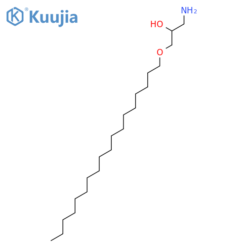 2-Propanol, 1-amino-3-(octadecyloxy)- structure