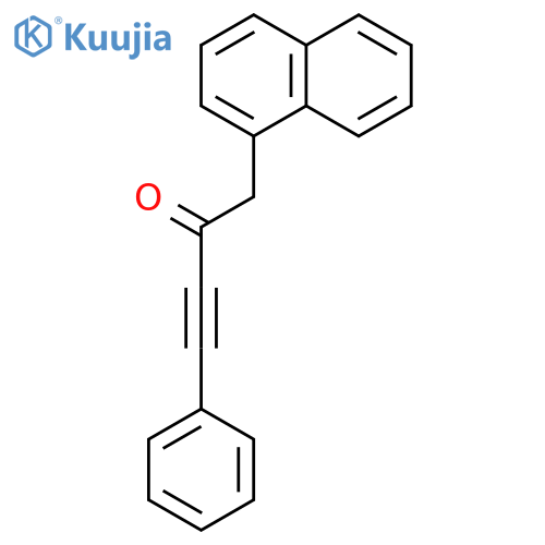 3-Butyn-2-one, 1-(1-naphthalenyl)-4-phenyl- structure
