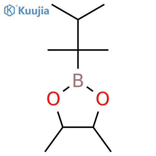 1,3,2-Dioxaborolane, 4,5-dimethyl-2-(1,1,2-trimethylpropyl)- structure