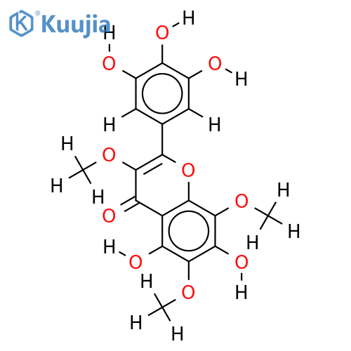 3,6,8-Tri-Me ether-3,3',4',5,5',6,7,8-Octahydroxyflavone structure