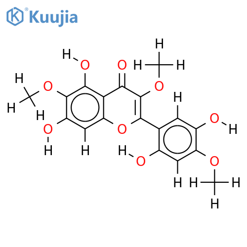 3,4',6-Tri-Me ether-2',3,4',5,5',6,7-Heptahydroxyflavanone structure