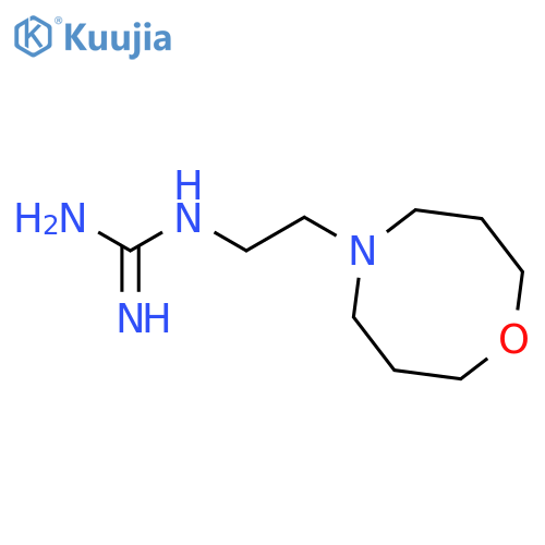 Guanidine, [2-(tetrahydro-2H-1,5-oxazocin-5(6H)-yl)ethyl]- structure