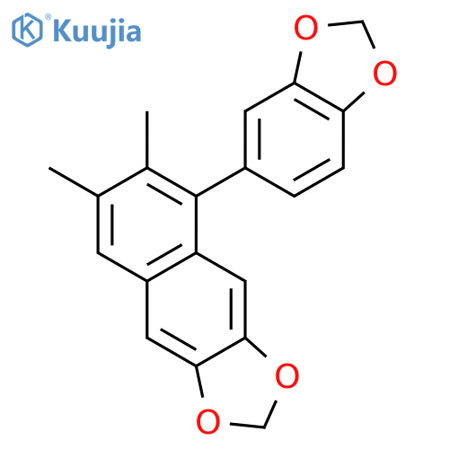 Naphtho[2,3-d]-1,3-dioxole, 5-(1,3-benzodioxol-5-yl)-6,7-dimethyl- structure