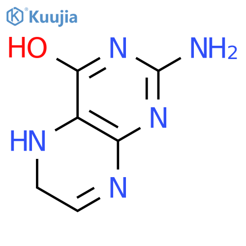 4-Pteridinol, 2-amino-5,6-dihydro- structure