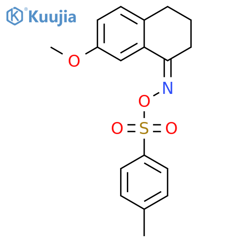 3,4-Dihydro-7-methoxy-2H-1-naphthalenone-O-tosyloxime structure