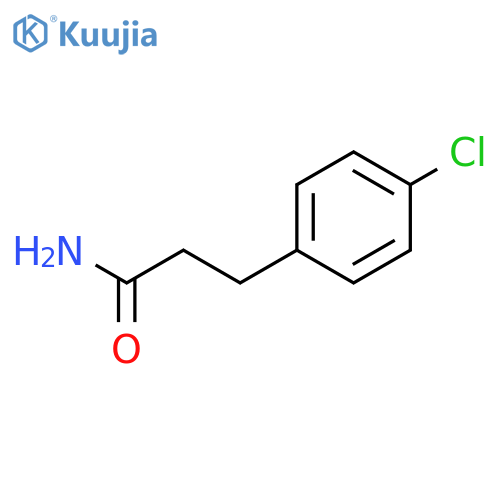 BenzenepropanaMide, 4-chloro- structure
