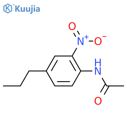 2-NITRO-4-PROPYLACETANILIDE structure