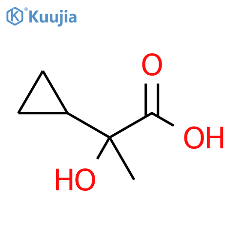 2-cyclopropyl-2-hydroxypropanoic acid structure