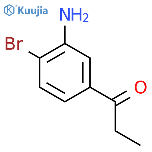1-(3-Amino-4-bromophenyl)propan-1-one structure