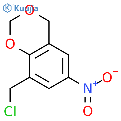 8-(Chloromethyl)-6-nitro-2,4-dihydro-1,3-benzodioxine structure