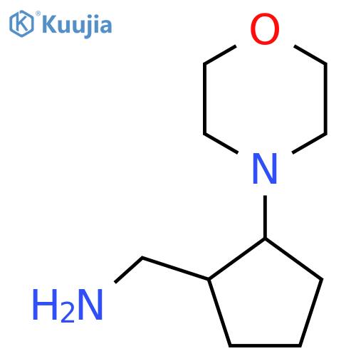 1-[2-(morpholin-4-yl)cyclopentyl]methanamine structure