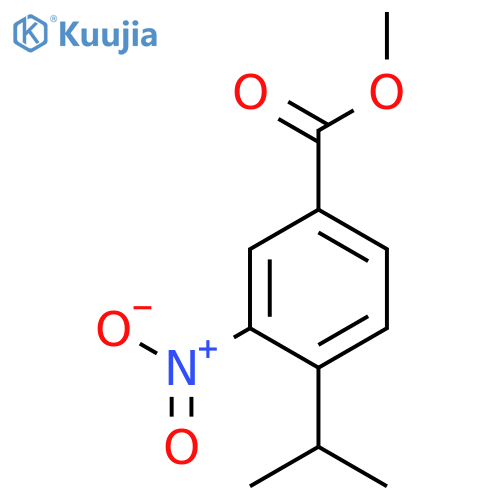 methyl 3-nitro-4-(propan-2-yl)benzoate structure