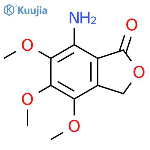 7-Amino-4,5,6-trimethoxy-2-benzofuran-1(3H)-one structure