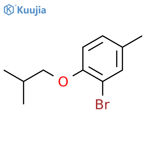 2-bromo-1-isobutoxy-4-methyl-benzene structure