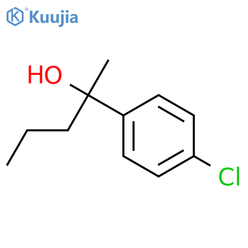 2-(4-chlorophenyl)pentan-2-ol structure