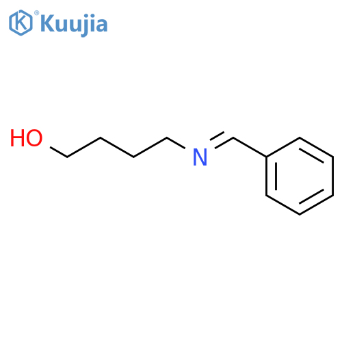 1-Butanol, 4-[(phenylmethylene)amino]- structure