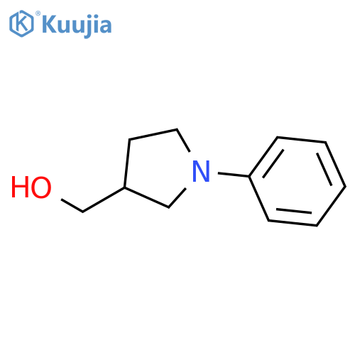 (1-Phenylpyrrolidin-3-yl)methanol structure
