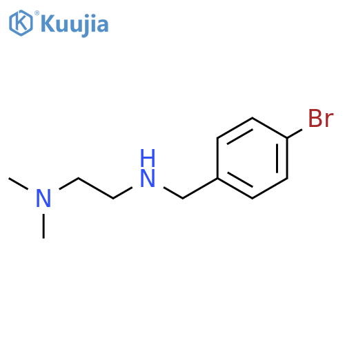 n'-(4-Bromo-benzyl)-n,n-dimethyl-ethane-1,2-diamine structure